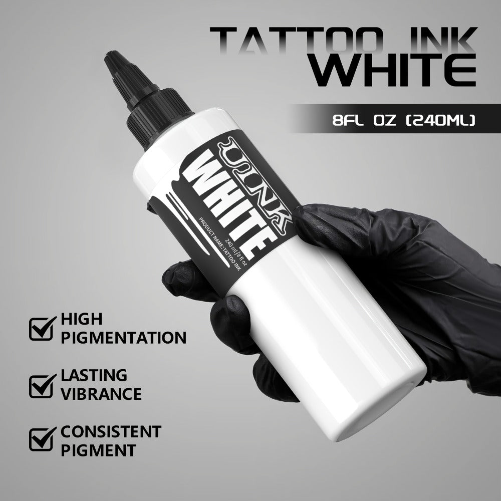 UINK 8.12oz Large Capacity Tattoo Ink Suitable For Tattoo Beginners And Tattoo Lovers To Practice Line Coloring Graffiti Using Body Painting Art Tattoo Easy To Color Clear Color