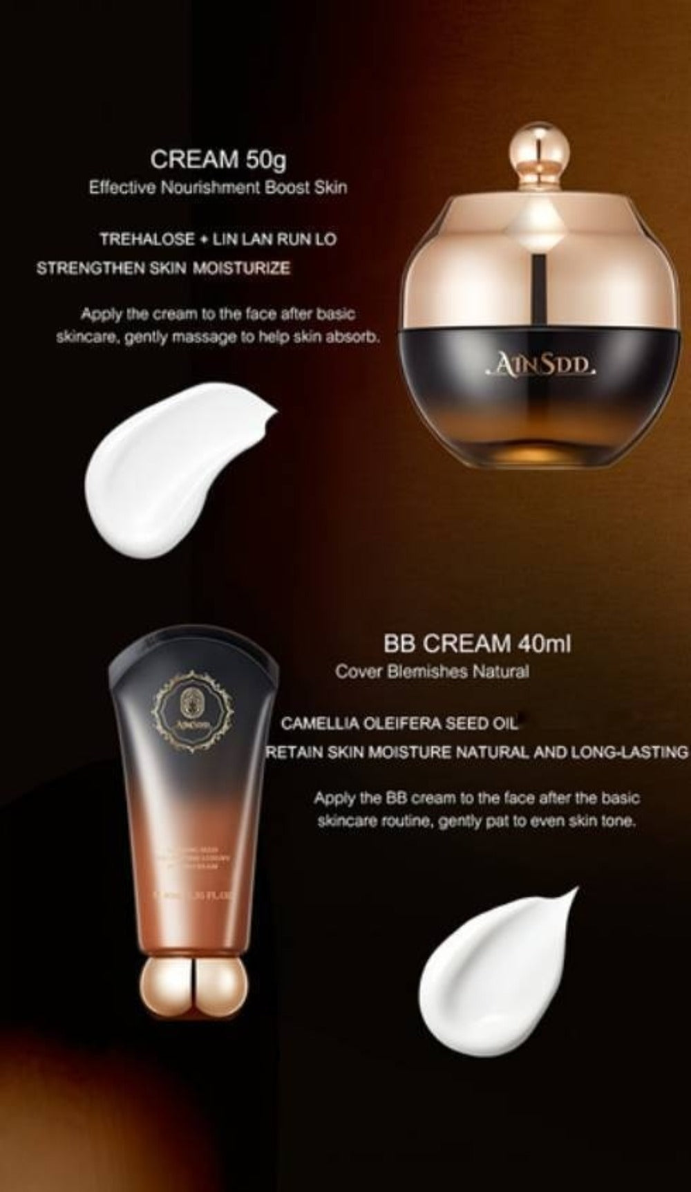 Ginseng Seed Luxury Skin Care 12pcs Set Helps Skin Maintain A Youthful Glow, Enhances Skin'S Natural Defense Moisturizes Skin To Reduce The Appearance Of Dry Lines, Makes Skin Look Smoother Alcohol-free, Christmas Gift Recommendations