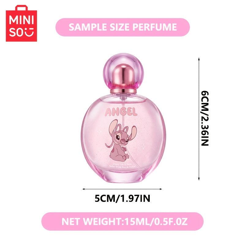 [Mother's Day] Disney Stitch and Angel Couple's Perfume Set, 1.69oz / 50ml Natural Extract Fragrance, Fresh and Sweet Floral Scent, 24-Hour Long-Lasting Fragrance, Men's and Women's Perfume, Best Women's Perfume Gift Set, Stitch Series Product, Perfect Mo