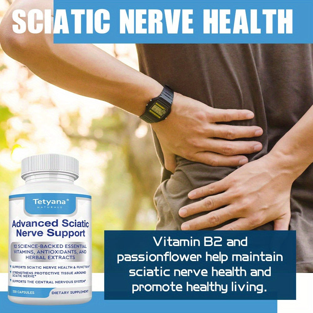 Premium Neuro-Health Support Formula - Contains 12 Essential Vitamins And Antioxidant Supplements - Supports Nervous System Health, Suitable for Men And Women - 120 Capsules
