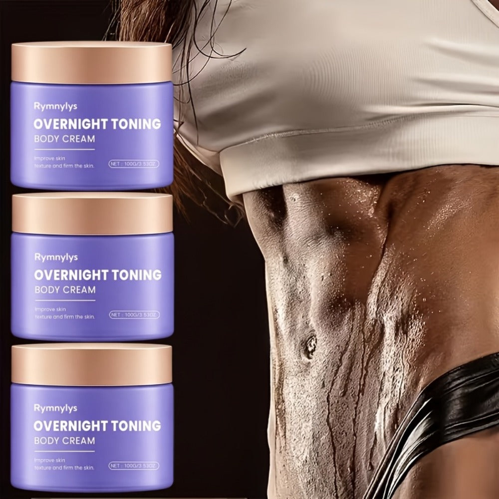 3/2pcs Get Dreamy Night Firming And Lifting Body Cream with Plant Extracts - 24H Hydration, Tightening And Moisturizer for Sensitive Light, Unisex for Men And Women, All Light Types, Sensitive Light Safe, 3.53Oz/Each (Abdomen, Thighs, Buttocks)