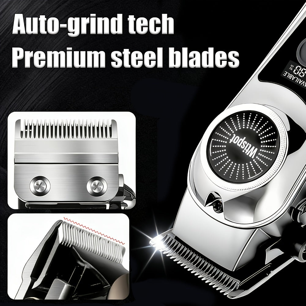 Take Care Of Everything! 2pcs/3pcs/4pcs Men'S Electric Hair Clipper, Nose Hair Clipper, Shaver Set - Wireless USB Charging Professional Hair Clipper Set With Lithium Battery - His Ideal Gift, Christmas, Valentine'S Gift| Fashionable Golden Design!