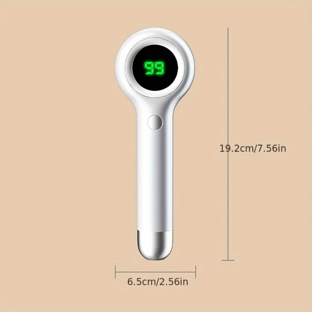 1pc USB Rechargeable Electric Foot Callus Remover Kit - Rechargeable Pedicure Tools For Feet Care With 3 Interchangeable Heads, 2 Speeds, And Dander Vacuum Cleaner - Professional Foot Care Solution For Smooth And Soft Feet