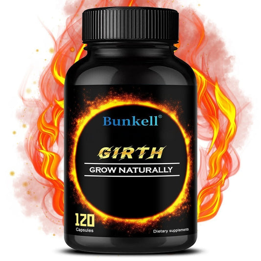 Girth Supplement - Contains Zinc, Sodium, Ashwagandha Root Extract - Supports Daily Use 120 Capsules
