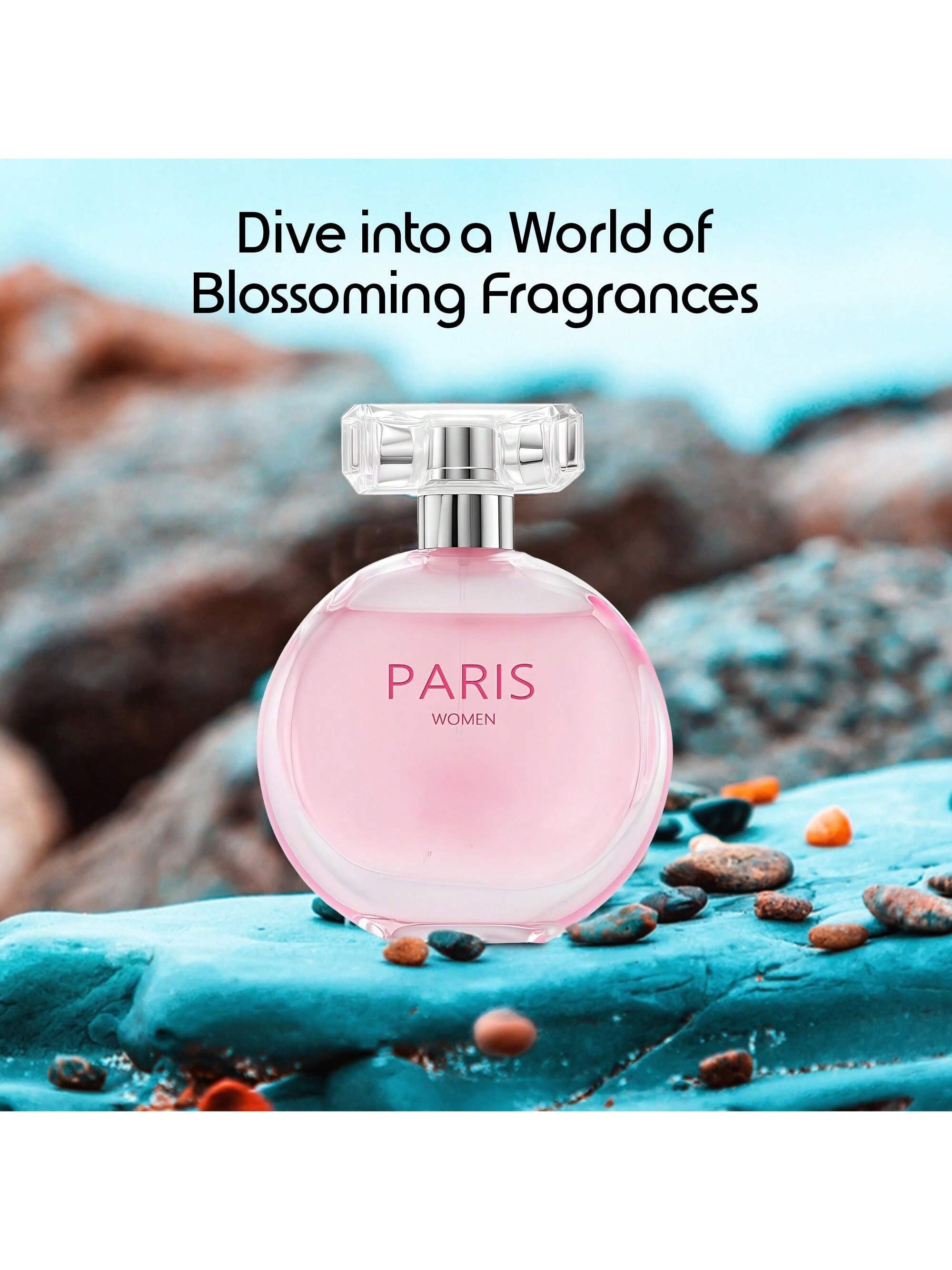 PARIS WOMEN Eau De Parfum Spray For Women, Wonderful Gift, Gourmand Fragrance, Daytime And Casual Use, For All Skin Types,A Classic Bottle,3.4 Fluid Ounce