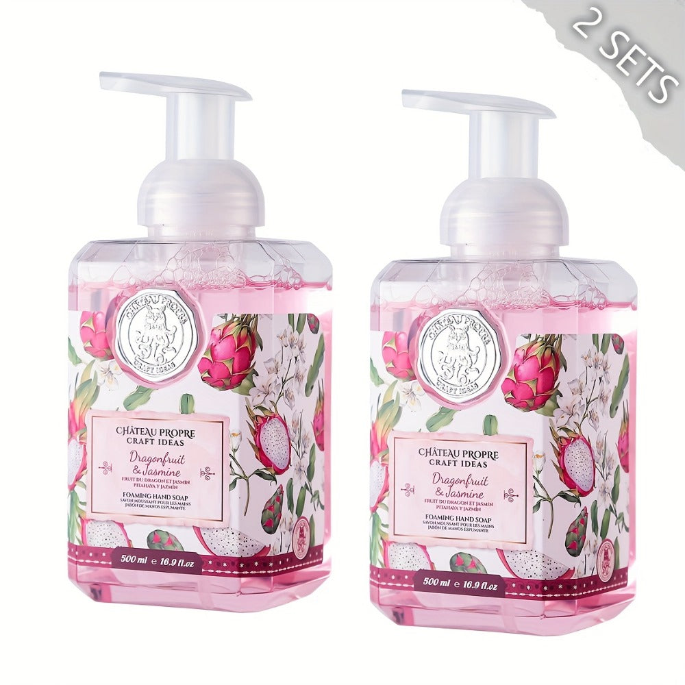 1pc/2pcs Foaming Hand Soap, Ethically Made, 16.9fl.oz (500ml), Fresh Smell. Good for Bathroom, Kitchen And Bedroom. Good Choice for.