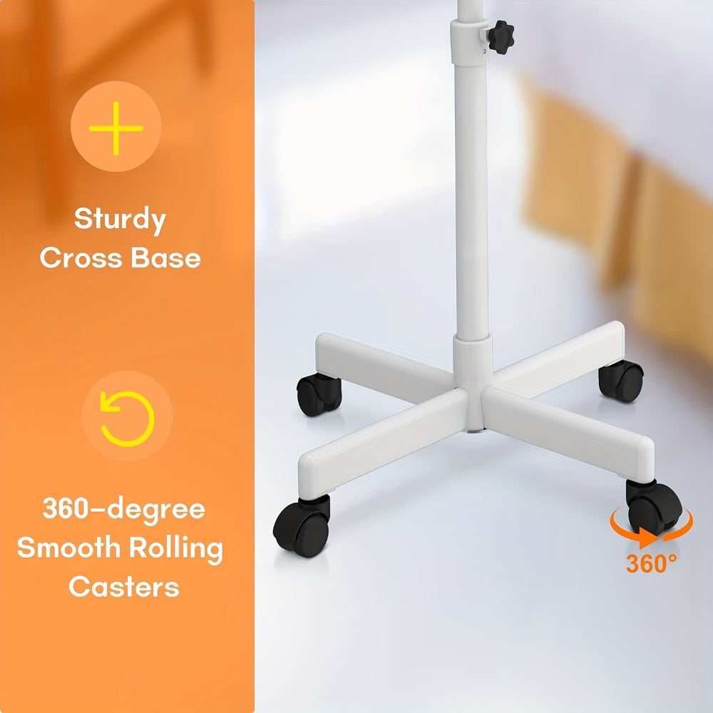 Professional Spa Ozone - Stand - Facial Steamer On Wheels, for Home And Salon Use,, Facial Steamer with Hot Mist Function Stand Facial Steamer for Personal Home Salon Spa Cleaning