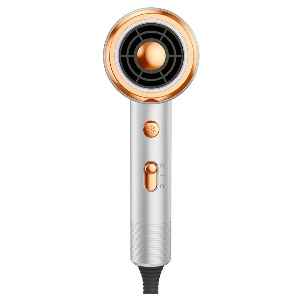 Ionic Hair Dryer 1600W with Diffuser & Concentrator Nozzle 2 Speed 3 Heat Settings ALCI Safety Plug Brushed Motor Portable for Straight Curly Hair Home Travel Salon White Pink Red