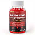 2300Mg Premium Berberine HCL Supplement - with Pure True Ceylon Cinnamon, Milk Thistle, Turmeric for Natural Health And Wellness. Nature'S Gift of Health And Happiness, Berry Flavor, Suitable for Both Men And Women. 60 GUMMIES