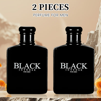 Men's Cologne Eau De Toilette Spray 3.4 fl oz 2 Pack - Long Lasting Fragrance Gift Set with Sage Absinthe Lemon Notes - Perfect for Dating Parties Valentines Day Anniversary