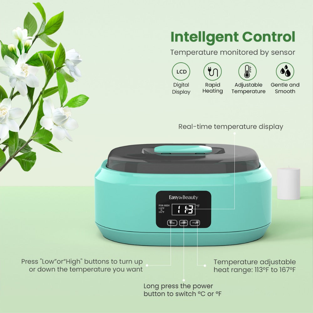 Paraffin Wax Machine for Hand and Feet, Touchscreen 3000ml Paraffin Wax Warmer with 6 Packs Wax (2.64 lbs), Paraffin Hot Wax Spa, Paraffin Bath for Home Use