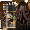 16.91oz Hair Dye Shampoo, Natural Plant Pigments, Safe for Hair, Quickly Covers Gray Hair, Available In Black, Red, Brown, Dark Brown, And Chestnut Brown, Halloween Gift, Christmas Present Valentine's Day Gift.