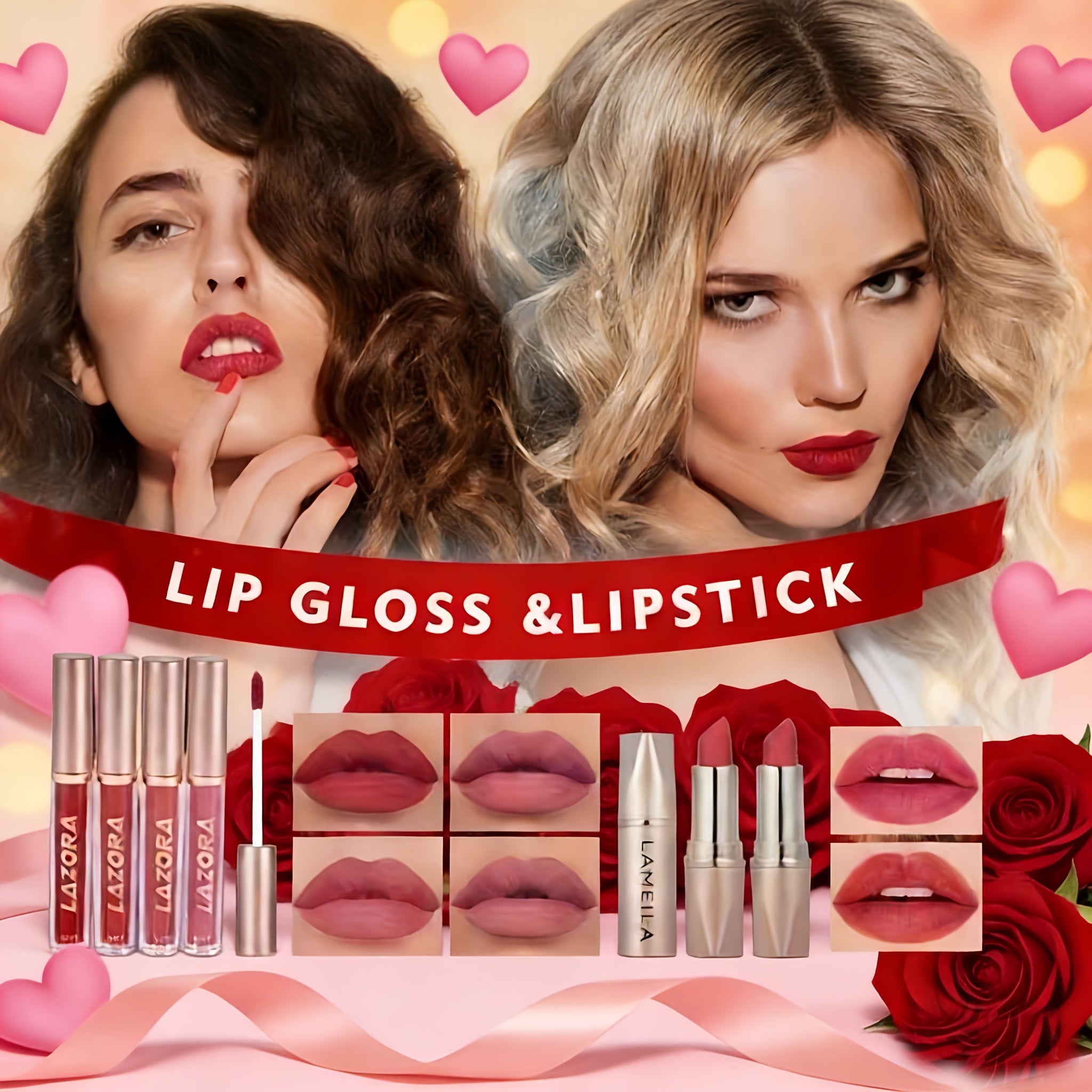 [Holiday Gifts] Multifunctional Women's Makeup Set, Including a Full Set of Makeup Gifts And Basic Makeup Sets. It Contains Foundation, 18-Color Eyeshadow Palette, Lipstick, Eyebrow Pencil. The Best Choice of Holiday Gifts for Girls And Teenagers