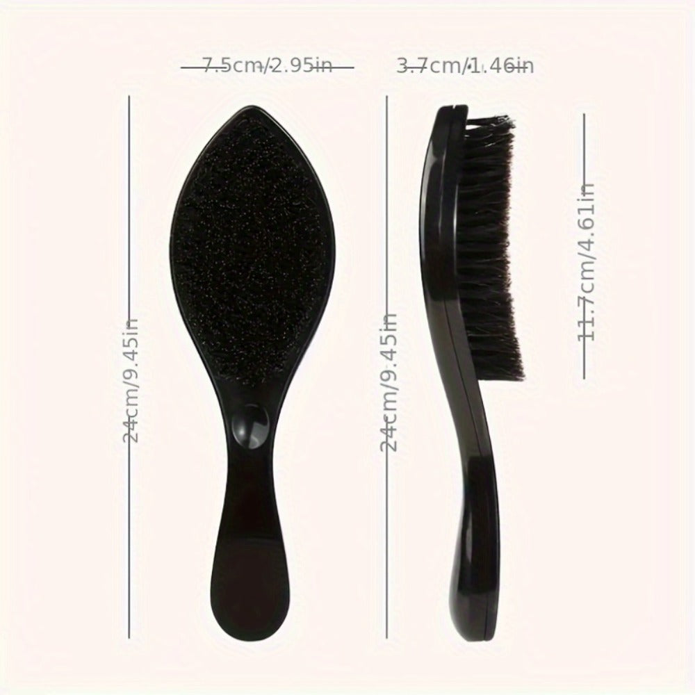 360 Wave Brush for Men - Nylon Bristles with ABS Handle - Professional Wave Training And Styling Tool - Perfect Gift for Boyfriend, Father (Christmas, Birthday, Father'S Day)