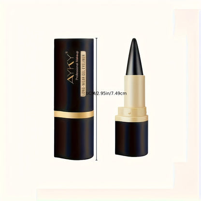 Waterproof Eyeliner Matte Black Cream 6-Pack, Anti-Smudge Long-Lasting Formula, Easy Apply Beginner-Friendly Eyeliner Pen Set for Precise Lines