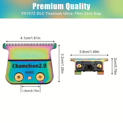 BaBylissPRO Replacement Trimmer Blades — Zero-Gapped, Compatible with FX787 & FX726, FX707C Barberology Trimmer Blade for Professional Barbers & Home Use