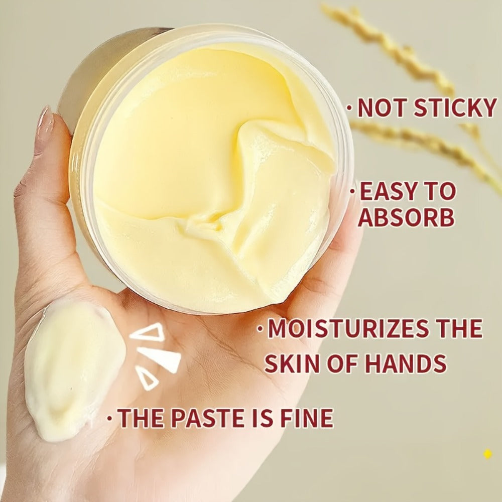 Hand Mask Moisturizing Treatment 280g Distillers Grains Licorice Brightening Formula for Dry Rough Peeling Hands Hypoallergenic Skin Care