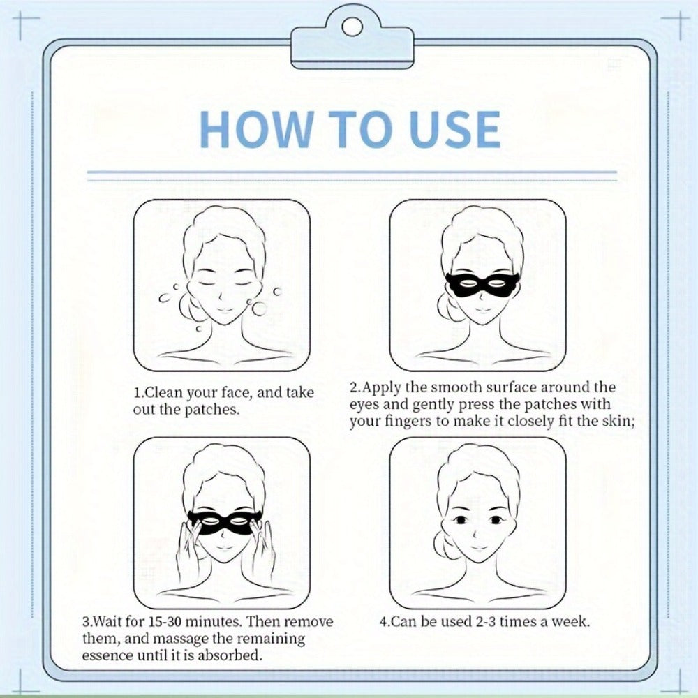 ILISYA Shea Butter Collagen Eye Mask, Enriched with Avocado Oil, Enhances Skin Firmness And Elasticity, Nourishes Dry Skin, And Provides Deep Hydration And Moisture for Everyone. It Helps, Making It a Perfect Gift for Christmas, Parties