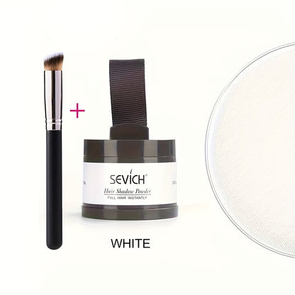 Root Coverage Powder for Thinning Hair - Hairline Concealer with Natural Shadow Effect, Voluminous Lift & Lightweight Formula, Sensitive Scalp Safe, Easy Brush Application for Men & Women All Hair Types