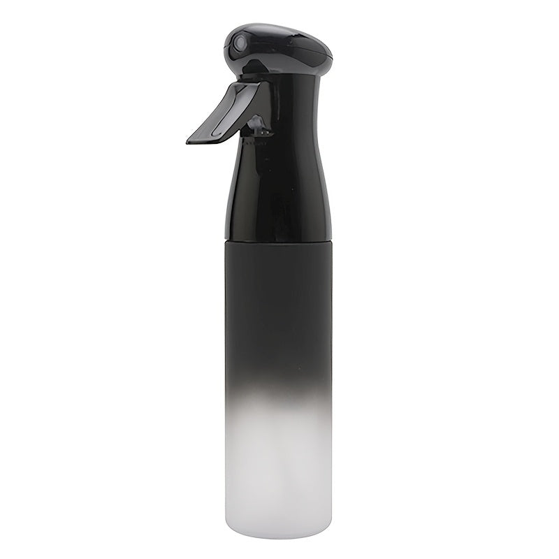 Fine Mist Spray Bottle 300ml 10oz Plastic Refillable Fragrance-Free for Hair Styling Salon Gardening Plant Watering Cleaning Gradient Black Pink Purple