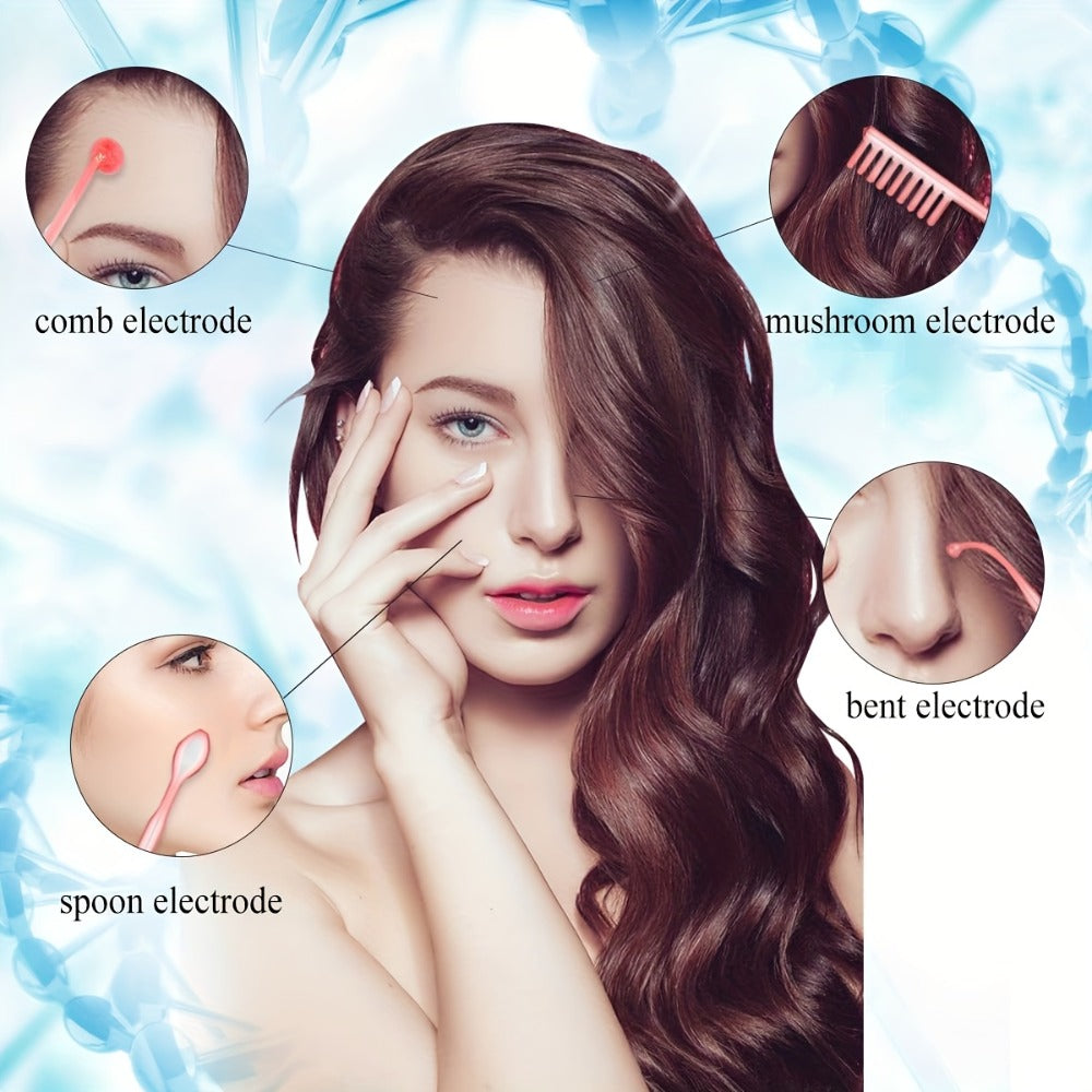 4-In-One Facial Skin Care Stick, High-Frequency Facial Massager Facial Skin Care Set Portable Skin Care Tool for Home Use