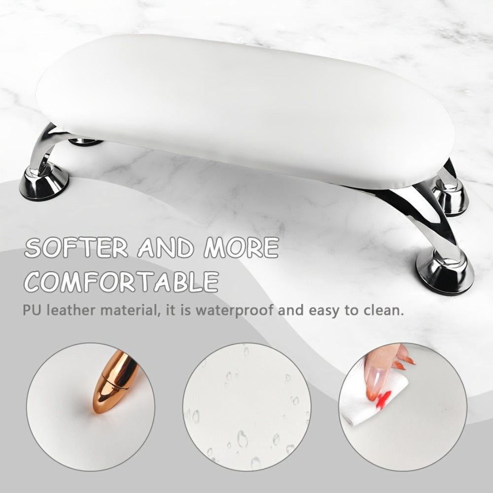 1pc Nail Art Technician Armrest - Detachable Nail Armrest, Non-slip Nail Hand Pillow, Suitable for Salon or Home Use, Reposabrazos Para Manicura