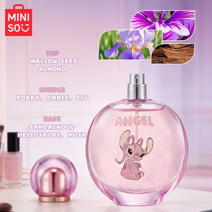 Couple Perfume Set Disney Stitch & Angel — Fresh Floral Natural Extract Fragrance 24-Hour Long Lasting | Stitch, Angie & Sample Styles | Gift for Couples & Disney Fans