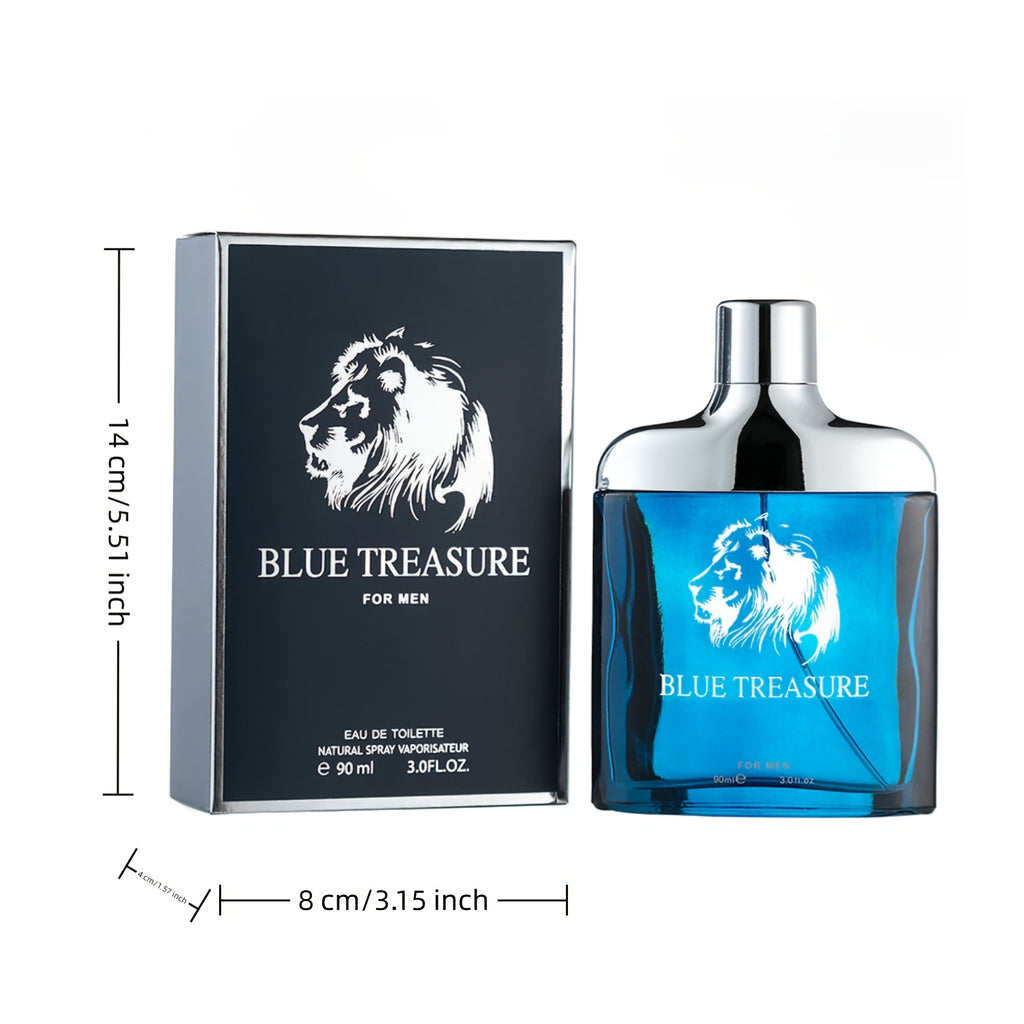 Luxury Men's Perfume, Men's Fragrance Spray, 3.04oz Large Capacity, Long-Lasting Men's Cologne for Dates, Suitable for Daily Outings And Travel, Enhances Charm Perfect Holiday Gift, Valentine's Day Present