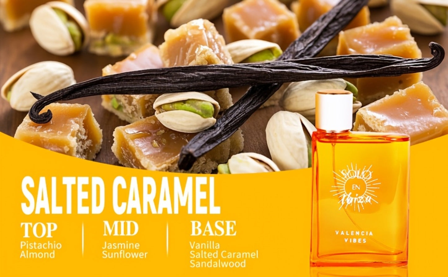 Women's Eau de Parfum Vanilla Gourmand Perfume Spray 3.4 oz — Valencia Vibes, Marbella, Madrid Muse & Barcelona Bliss | Long-Lasting Sweet EDP | Romantic Gift for Her