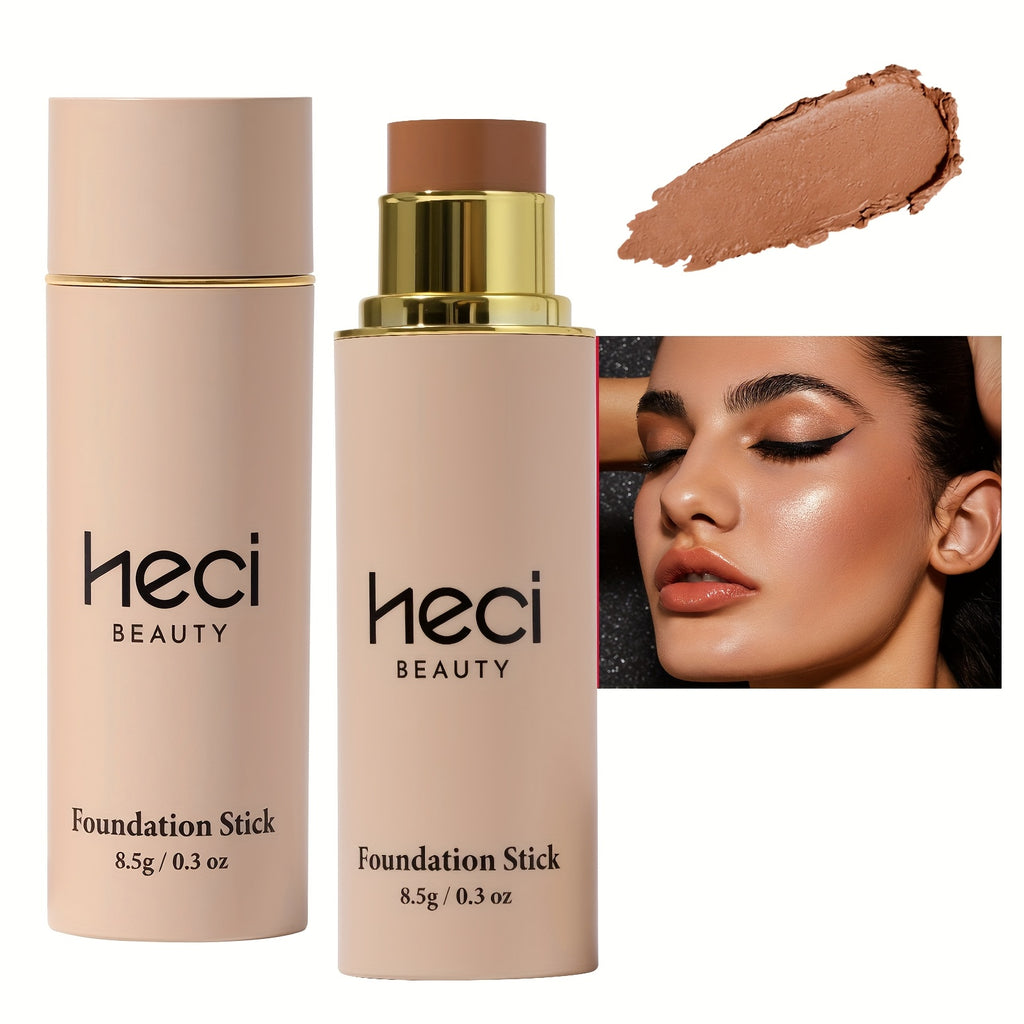 2pcsConcealer Foundation Stick Full Coverage, Moisturizing CC Cream, Waterproof And Long-Lasting, Light-weight Cream-natural Matte Finish for Light Beige to Medium Tan Skin Tones, Multi-purpose Cream Foundation Flawless Makeup
