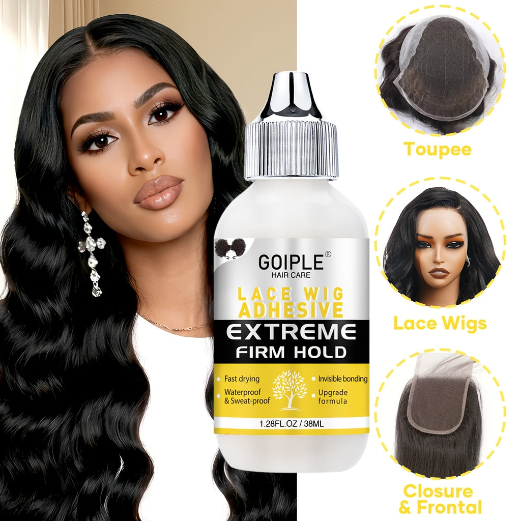 Goiple Wig Styling Kit - Melting Spray, Wig Tool, Lace Wig, And Lace Bonding Kit for Effortless Wig Installation, Lace Glue Kit, Wig Installation Kit, Wig Kit, Wig Supplies, Resistance Bands, Wig Caps, Edge Brush, Hair Comb, Wig Glue, Remover