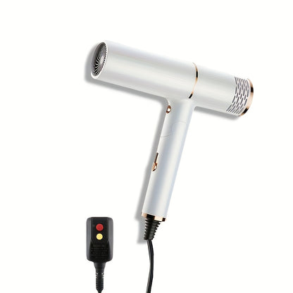 Professional Hair Dryer with Foldable Handle — Bristle Motor, Hot & Cold Air, Concentrator Nozzle & Stand Included, Quick Dry for All Hair Types
