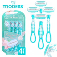 1-Pack (4 Razors) | Pastel Teal