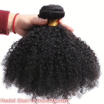 Afro Kinky Curly Hair Bundle Mongolian Human Hair 4B 4C Natural Black Unprocessed Weave Extensions Dreadlocks Braids Twists 8 10 12 14 16 18 Inch