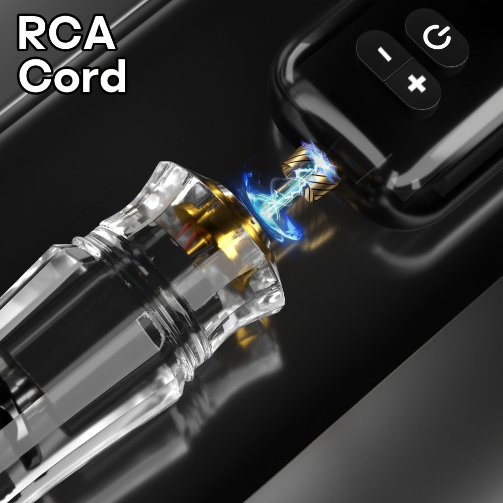 Wireless Tattoo Machine Kit Complete Set Rotary Tattoo Pen with 1400mAh Battery Digital Display 10 Cartridge Needles 6 Inks Practice Skin Beginner & Pro