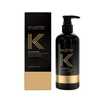 Men's Curl Cream Sulfate-Free 10.14oz - Frizz Control Styling Cream for Wavy & Curly Hair | Boosts Shine & Hydration | No Sticky Residue | Controlled Hold