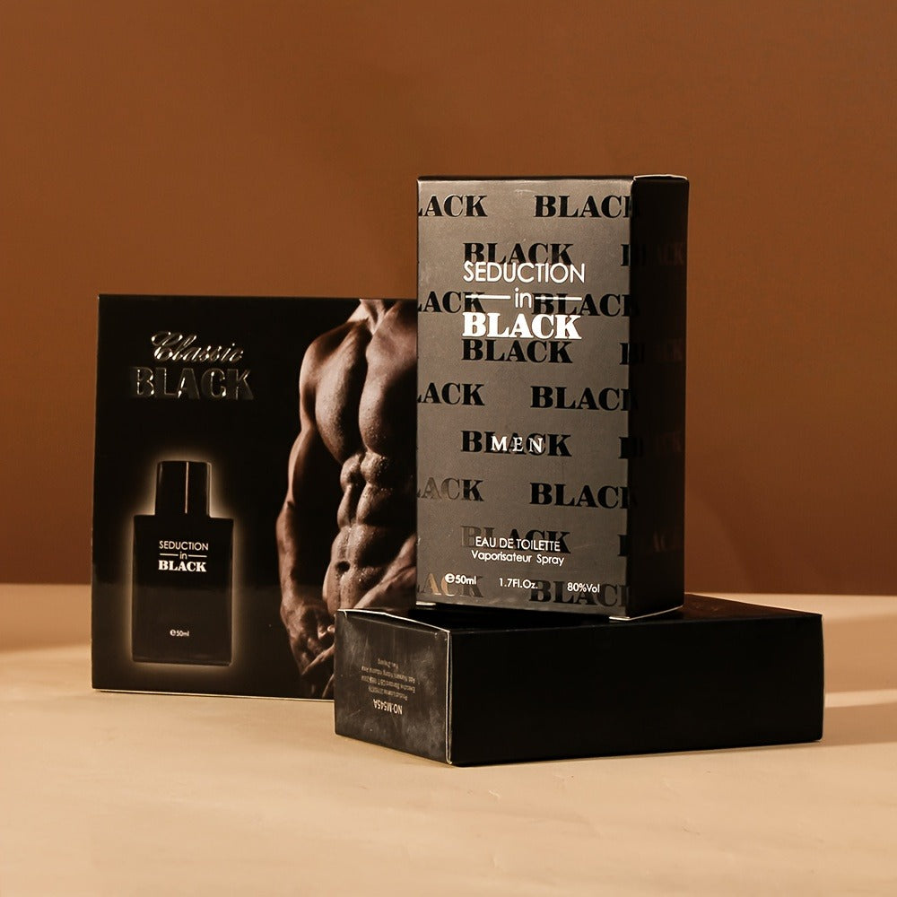 Amber Wood Cologne Spray for Men 1.69 fl oz | Long Lasting Sophisticated Mens Fragrance Salon Scent Everyday & Special Occasion Gift