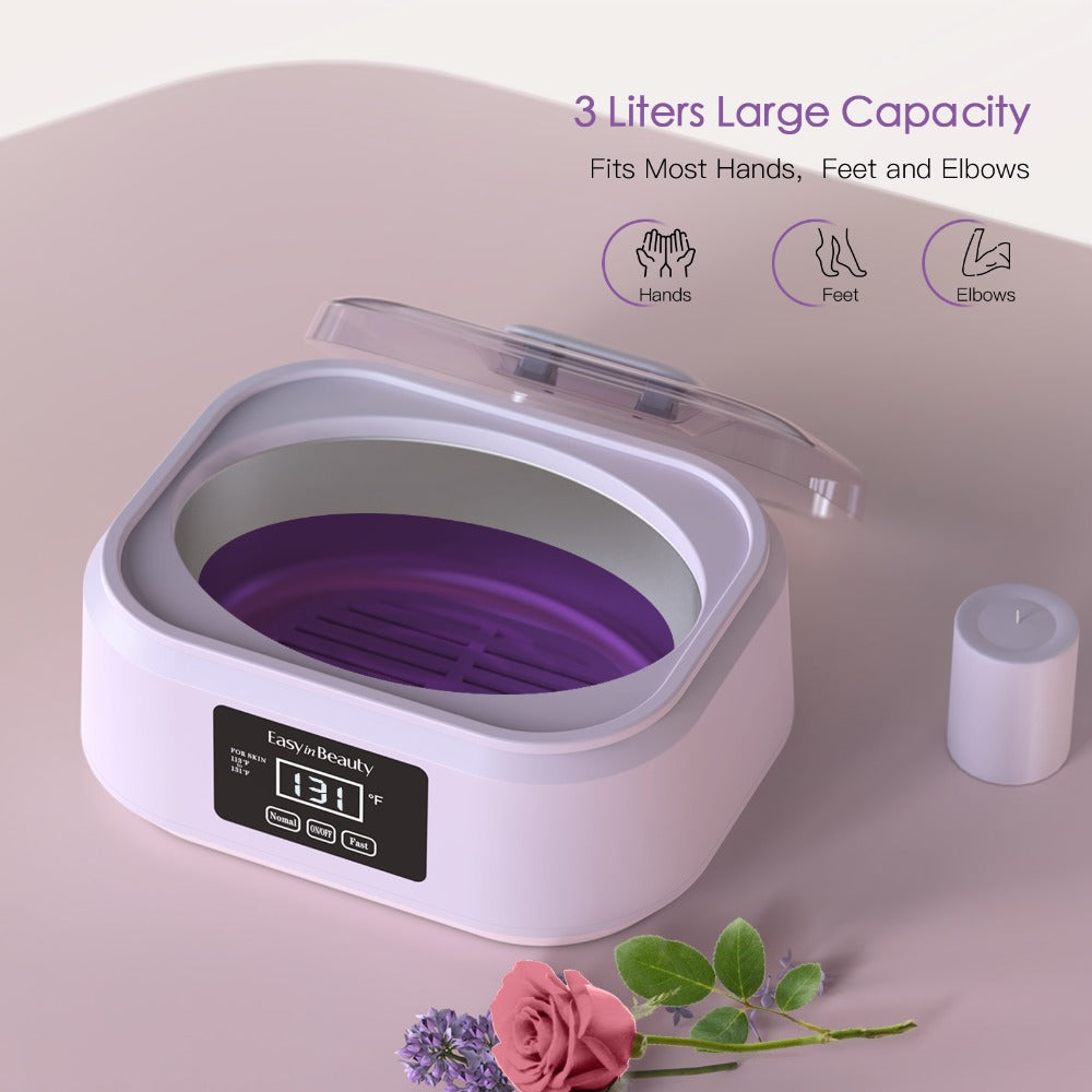 Paraffin Wax Machine for Hand and Feet, Touchscreen 3000ml Paraffin Wax Warmer with 6 Packs Wax (2.64 lbs), Paraffin Hot Wax Spa, Paraffin Bath for Home Use