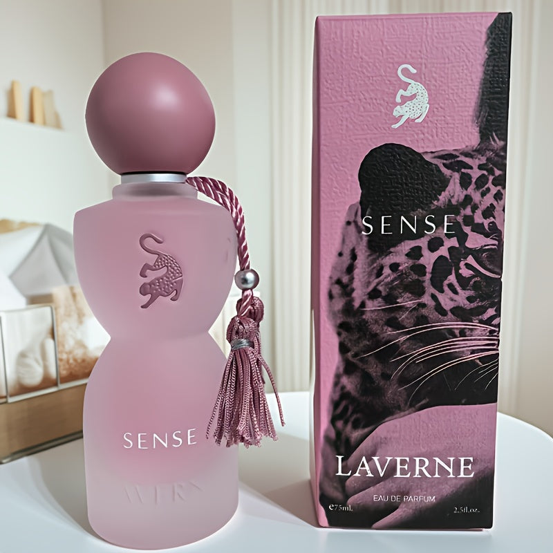 Floral Eau de Parfum for Women 75ml - Laverne Leopard Lady Perfume Long Lasting Freesia Scent, Middle East Noble Arabic Fragrance Spray, Exquisite Luxury Perfume Gift for Her