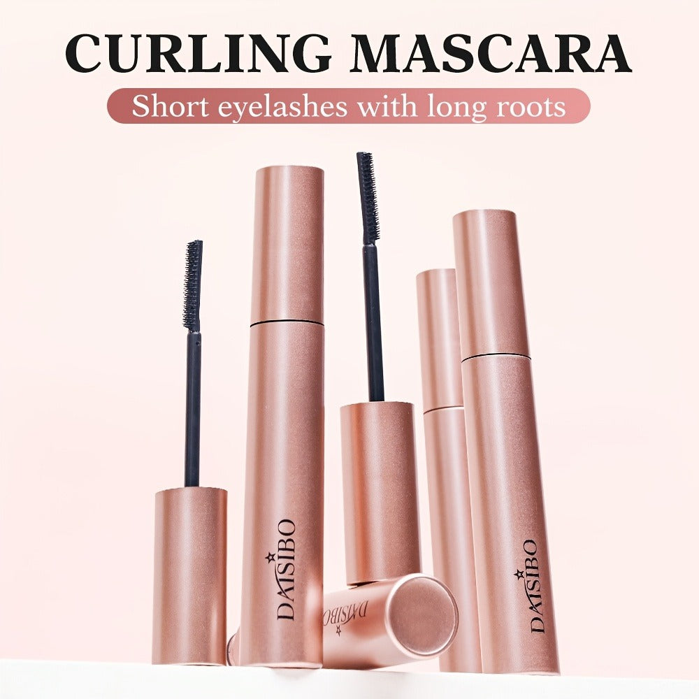 Waterproof Mascara 2-Pack Volumizing Lengthening Curling Long-Lasting Formula Brush Head Lash Extender Eye Makeup Tool for Women