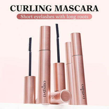 Waterproof Mascara 2-Pack Volumizing Lengthening Curling Long-Lasting Formula Brush Head Lash Extender Eye Makeup Tool for Women