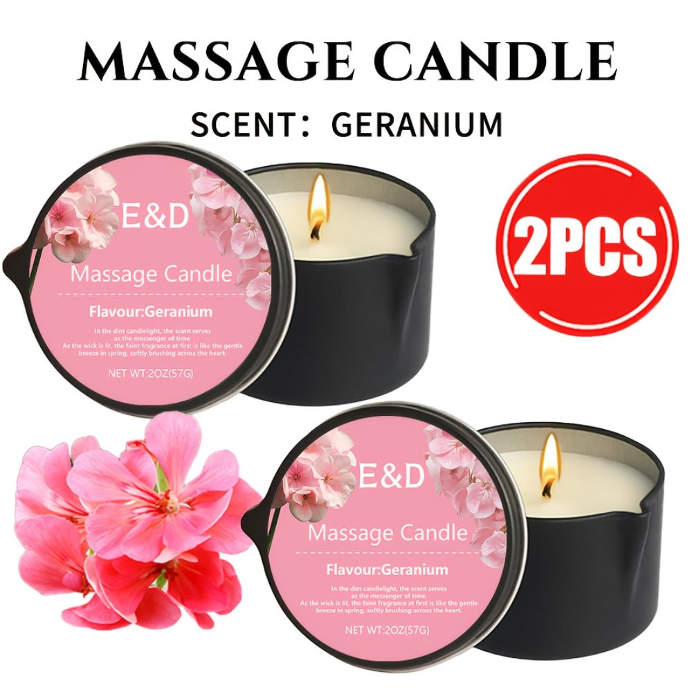 EVODUCK 6pcs/2pcs/1pc 2-In-1 Massage Oil Candle with Essential Oil Luxury Scented Candle with Soy Wax – Warm Moisturizing Body Lotion – Nail Salon, Spa, Pedicure, Beauty, Wedding, Christmas, Valentine'S Day Gift for Women (Total 12Oz/ – Each 2Oz)