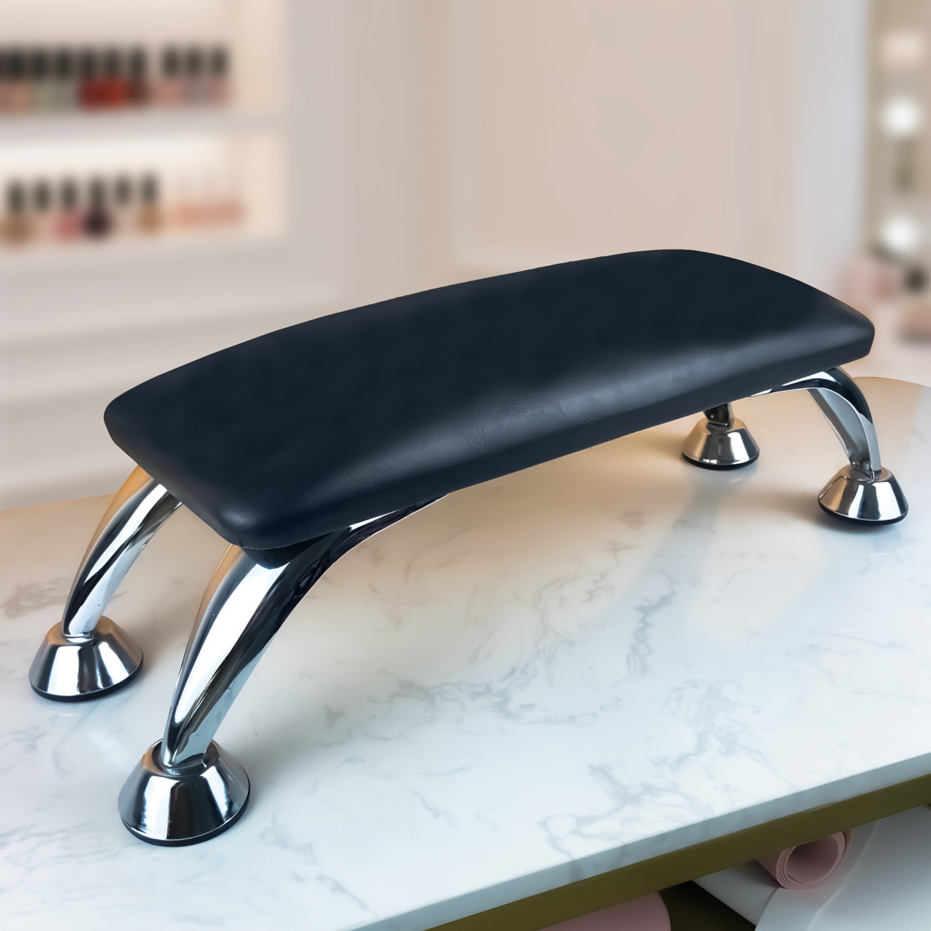 1pc/2pcs Pink Nail Armrest & Hand Pillow - Professional Nail Tool For Salon/Studio