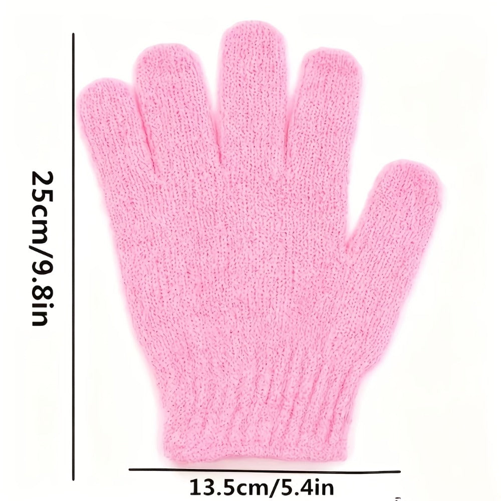 Twenty Pairs of Dual-Sided Exfoliating Shower Gloves, Ideal for Spa Treatments, Massages, And Body Scrubs, Perfect Bath Additions