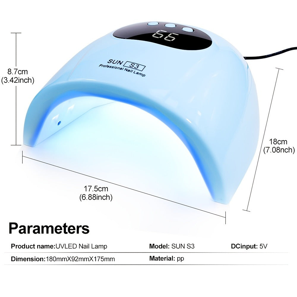 USB Nail Dryer Nail Art Lamp Nail Lamp for Drying Nail Lamp Drying Polish Varnish Professional Gel Polish Drying Lamp for All Gel Nail Polish Manicure Pedicure Salon Tools for Smart Lamp Wholesale Professional Nail Art Drying Lamp