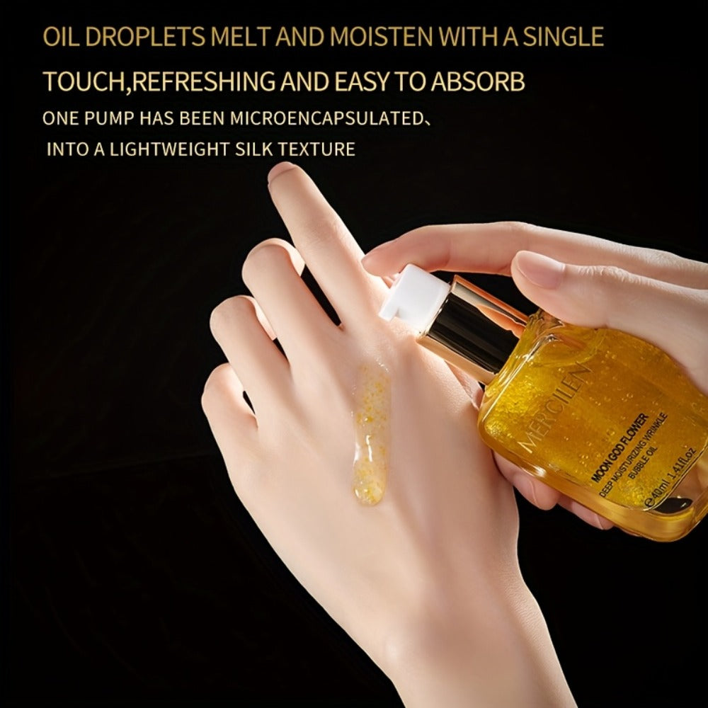 MERCILEN MOON GOD FLOWER DEEP MOISTURIZING BUBBLE OIL Skincare