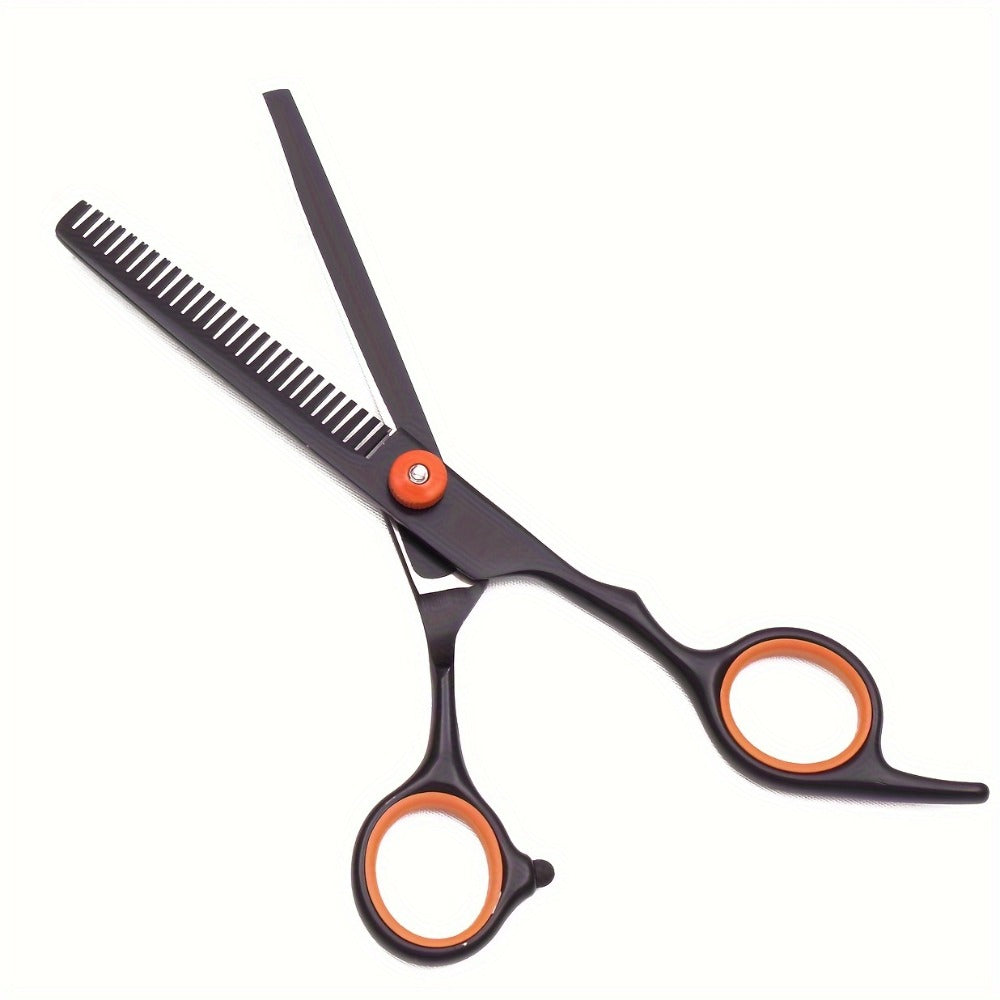 [Hair Cutting Scissors] Prfoessional Hair Scissors Japan Stainless Hair Cutting Scissors Black Haircut Set Razor Barber Scissors Comb Thinning Shears Salon