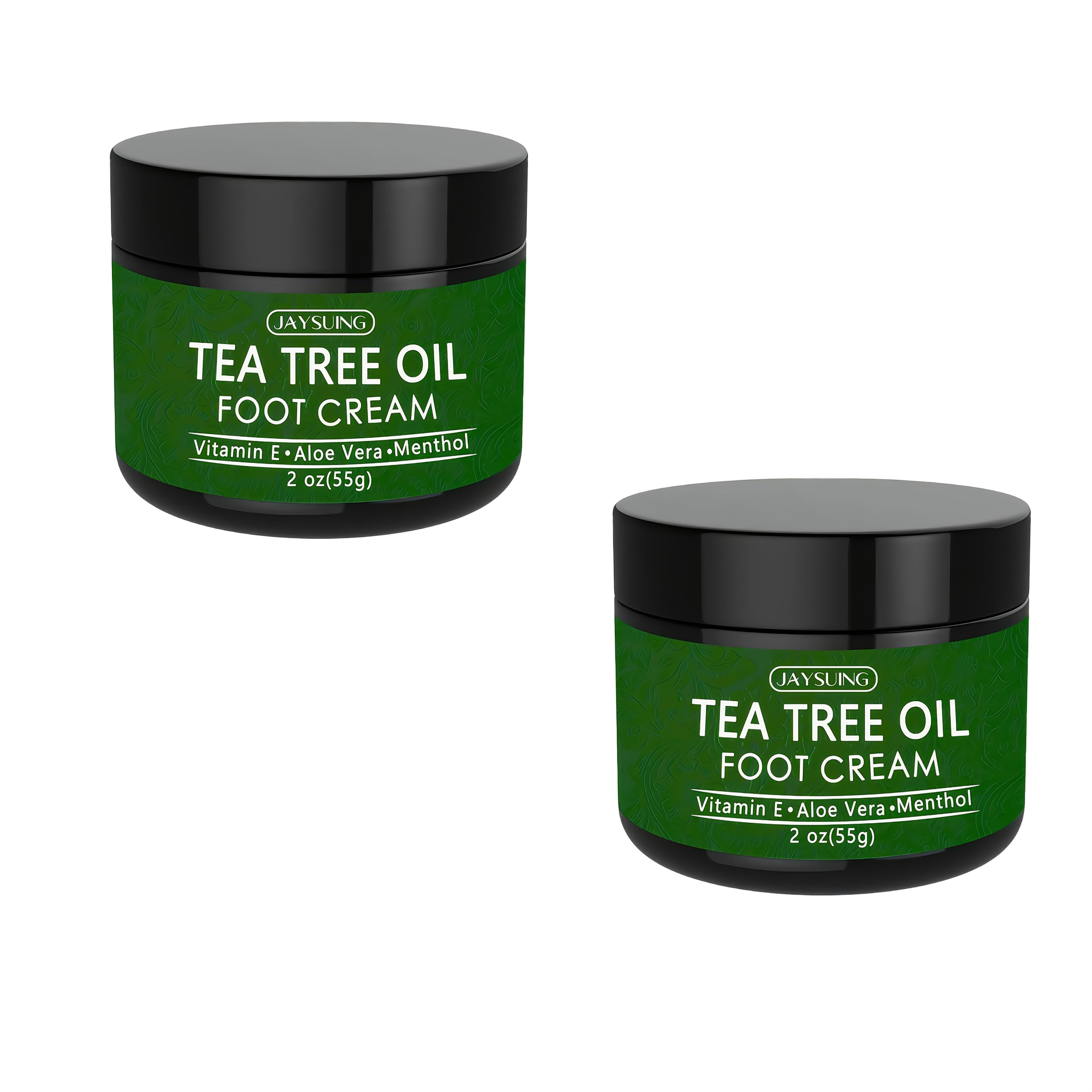 2pcs Tea Tree Oil Hand & Foot Care Cream, Suitable for Dry And Rough Skin, Containing Vitamins, Coconut Oil, And Plant Extracts. It Soothes And Moisturizes Feet, Leaving Skin Smooth. Ideal Gift Choice
