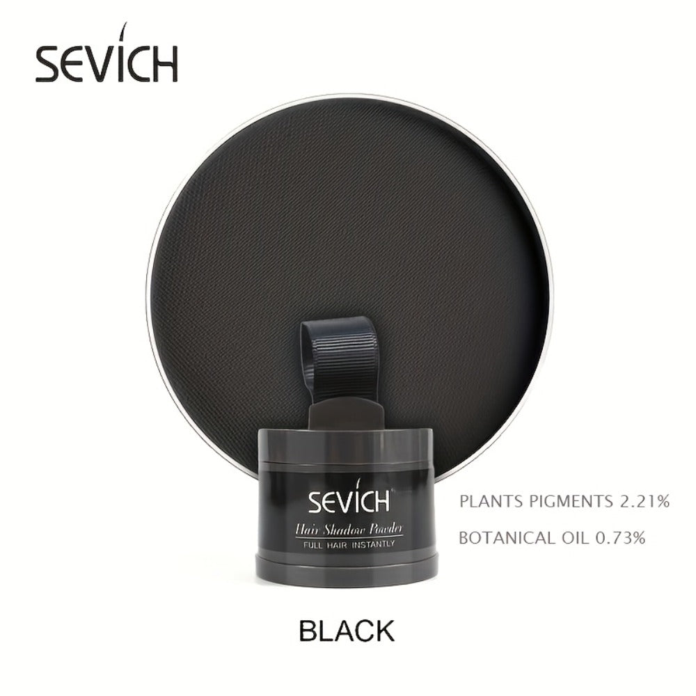 Hairline Powder for Root Touch Up & Hair Loss Cover - Volumizing Hair Concealer Powder for Thinning Hairline, Bald Spots & Sparse Areas - Works on All Hair Types - Multiple Shades with Brush 4g
