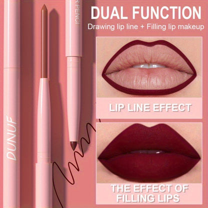 Lip Liner and Lipstick Set 12pcs Matte Waterproof Long Lasting Easy Apply Lip Pencil Lip Color Kit for Women Holiday Gift